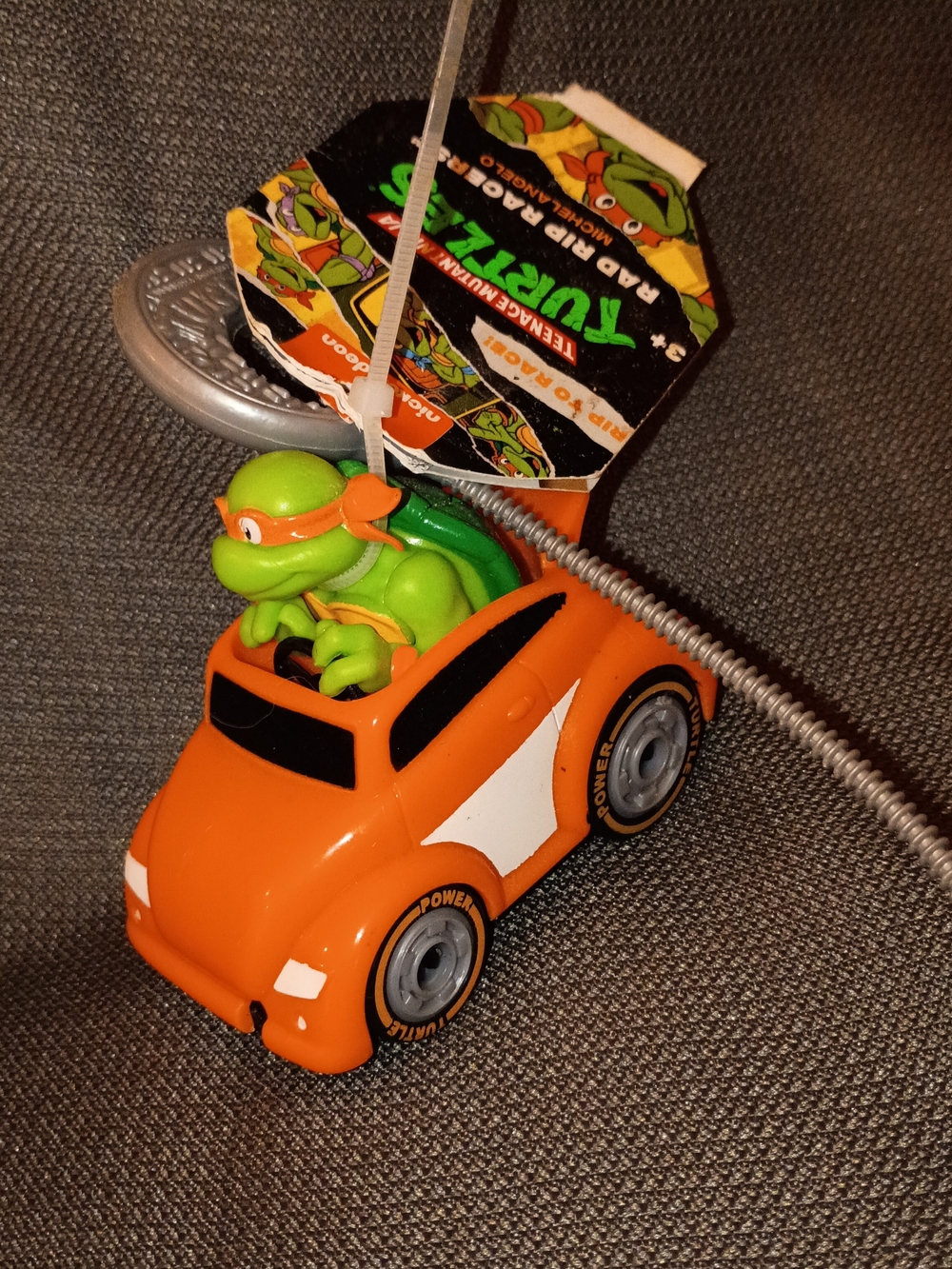 Teenage Mutant Ninja Turtles NWT Rad Rip Racers Michelangelo Figure